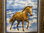 FABRI QUILT IN-RUNNING WHILD HORSE PANEL - A